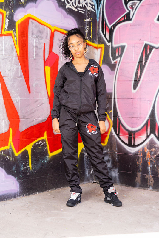 "Off Earth" Black/Red Dexstar Breaker Suit